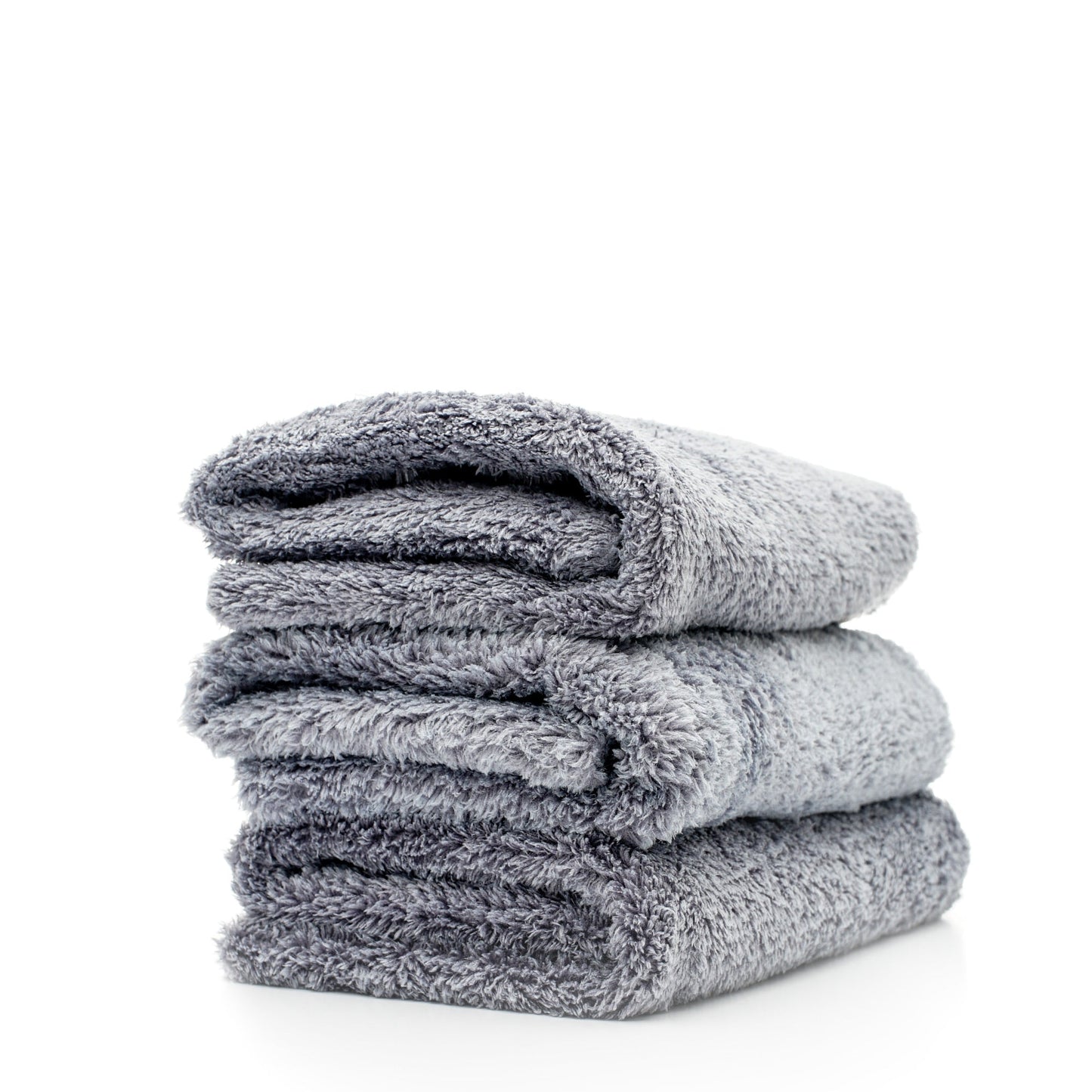 Double Plush Edgeless Microfiber Towel (Gray)
